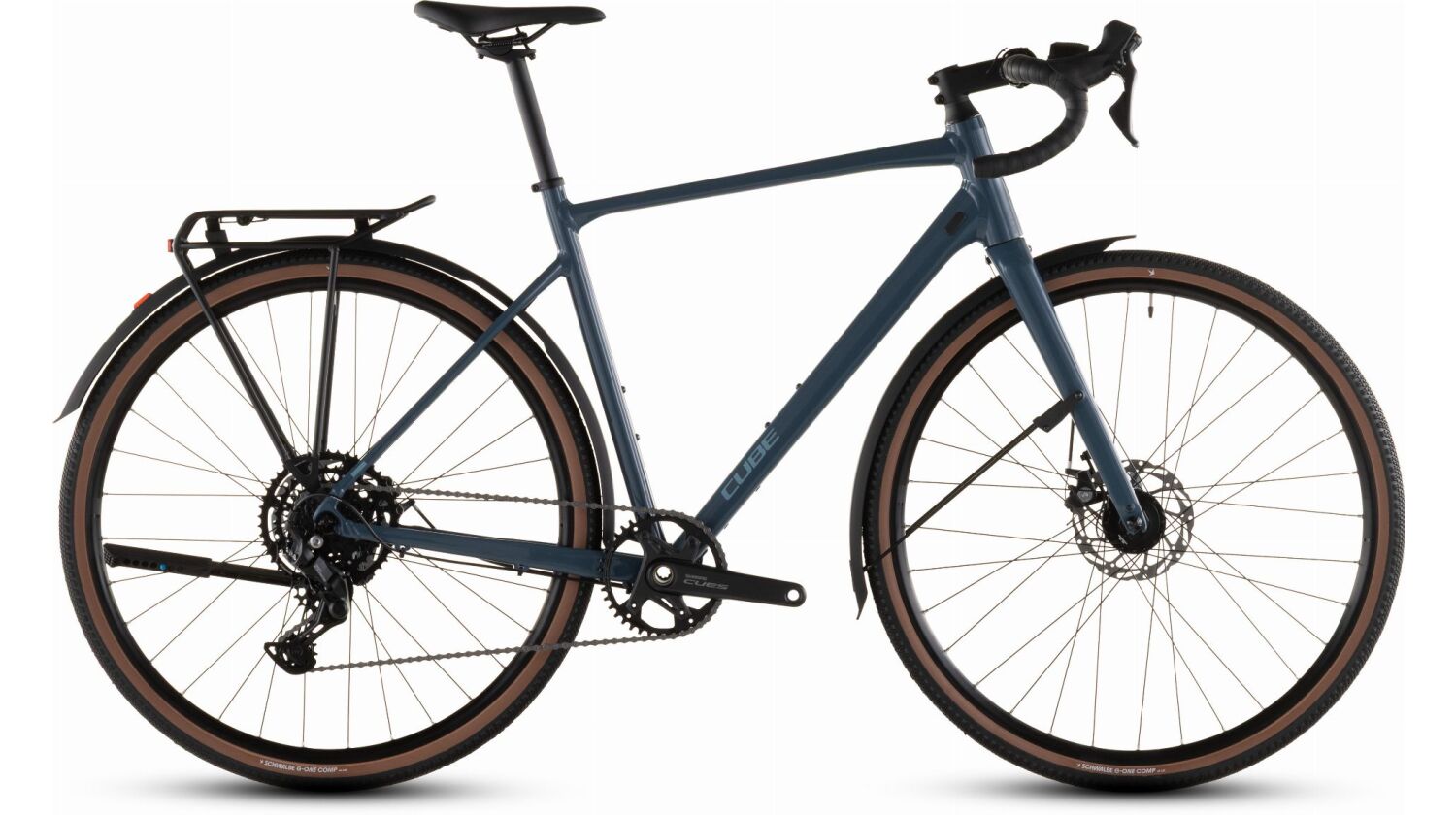 Cube Nuroad One FE Gravelbike Diamant 28" grovegreen´n´black