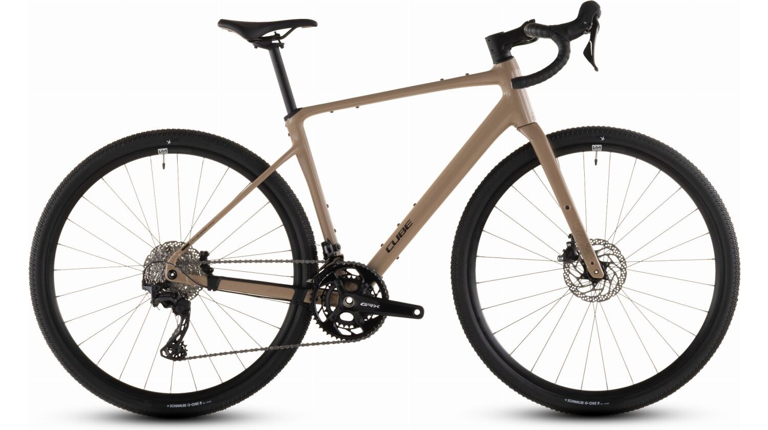 Cube Nuroad Race Gravelbike Diamant 28" cappuccino´n´black