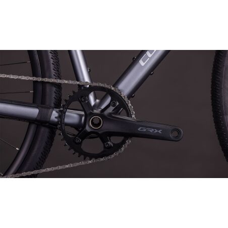 Cube Nuroad SLX Gravelbike Diamant 28&quot; ashgrey&acute;n&acute;grey