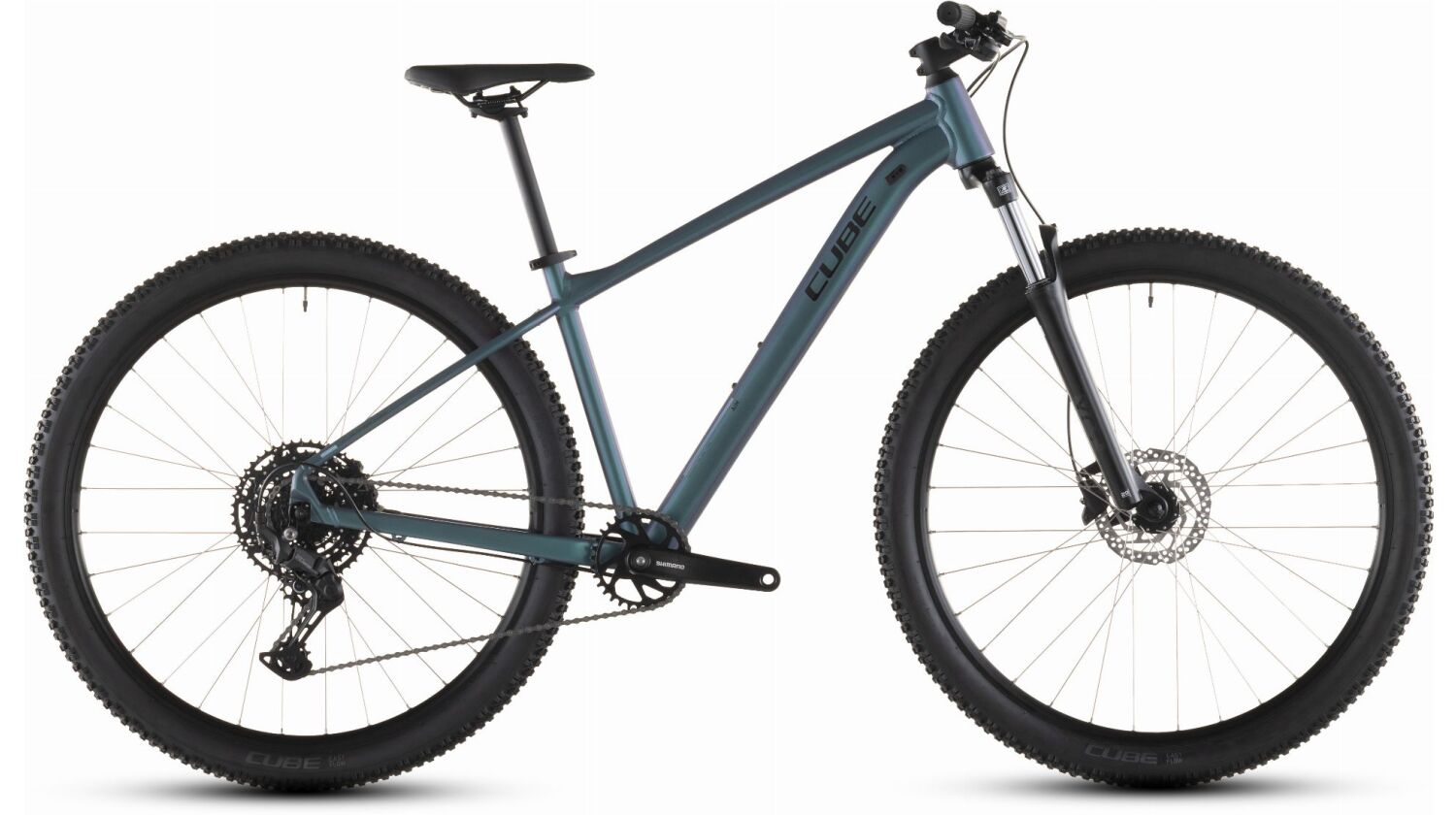 Cube Aim Pro MTB-Hardtail Diamant smaragdgrey´n´prism