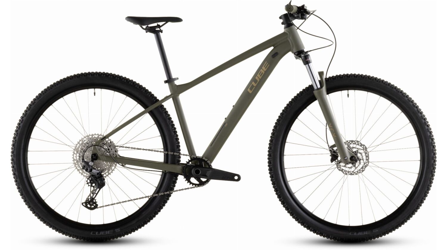 Cube Aim SLX MTB-Hardtail Diamant dustolive´n´gold