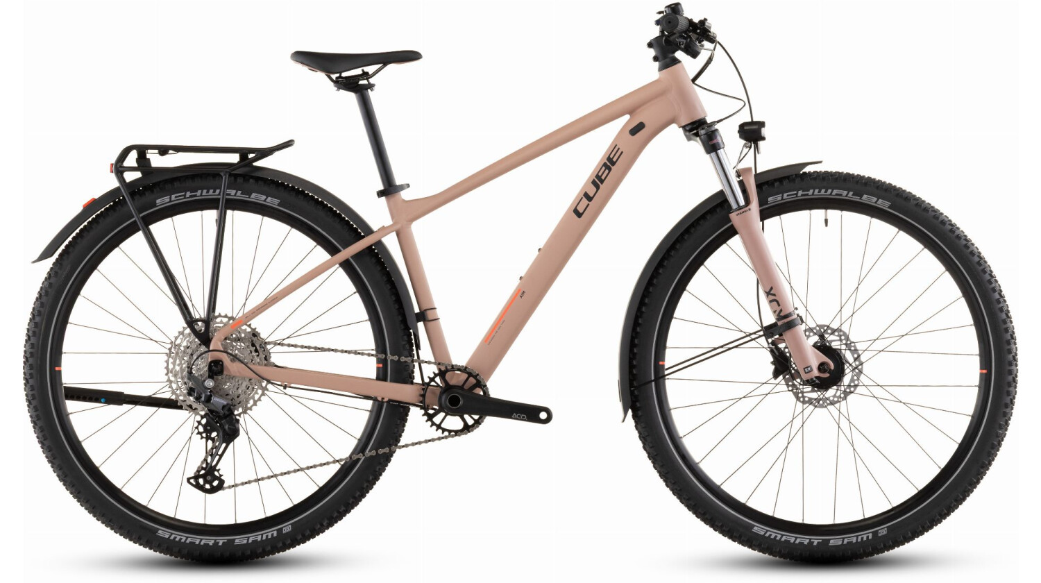 Cube Aim SLX FE MTB-Hardtail Diamant blushrose´n´black