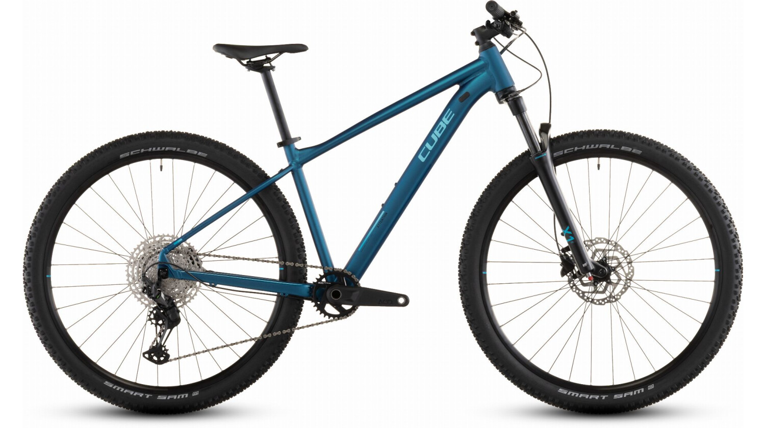Cube Attention Pro MTB-Hardtail Diamant electricblue´n´blue