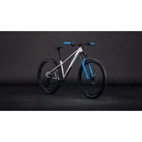 Cube Reaction TM One MTB-Hardtail Diamant rawmetal&acute;n&acute;blue