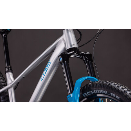 Cube Reaction TM One MTB-Hardtail Diamant rawmetal&acute;n&acute;blue