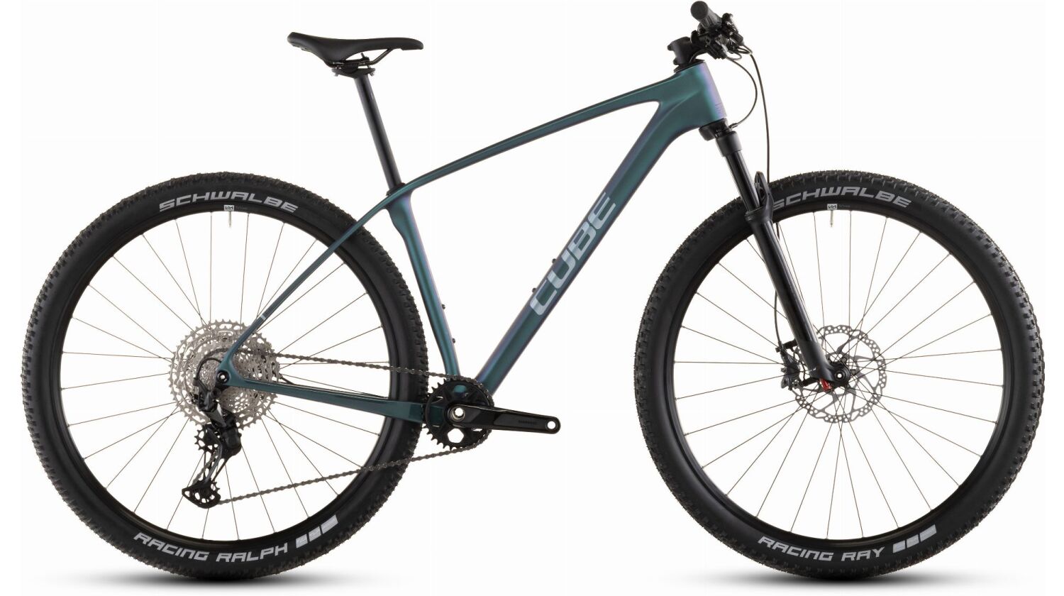 Cube Reaction C:62 Pro MTB-Hardtail Diamant 29" polarlight´n´black