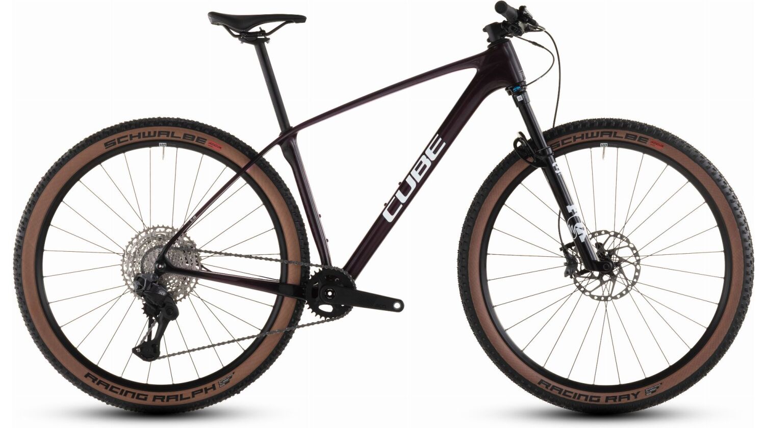 Cube Reaction C:62 Race MTB-Hardtail Diamant 29" liquidred´n´white