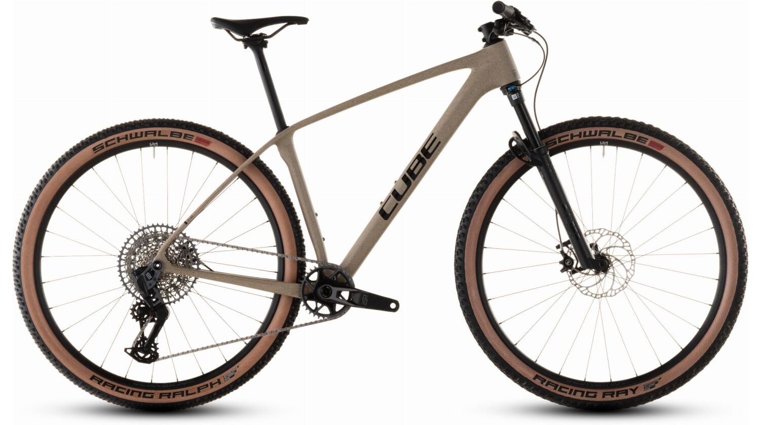 Cube Reaction C:62 SLX MTB-Hardtail Diamant 29" mineralgrit´n´black