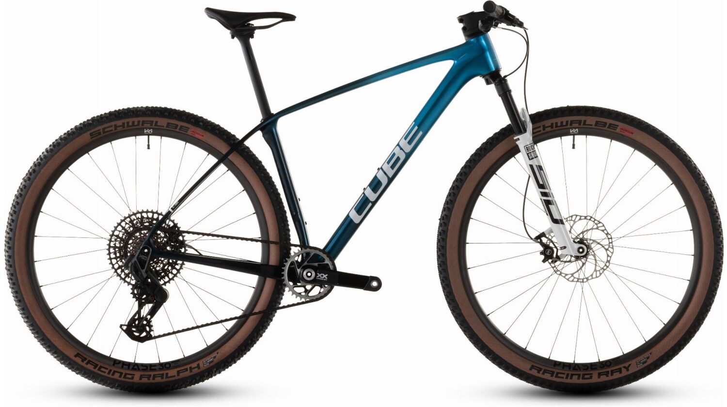 Cube Phenix C:68X Race MTB-Hardtail Diamant 29" chromeblue´n´liquidblue