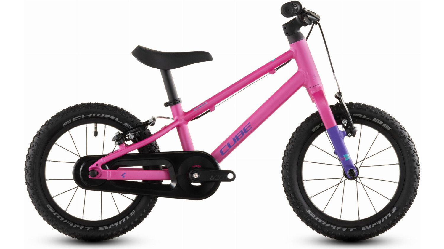 Cube Numove 140 Kinderrad Diamant 14" fucsia´n´plum one size