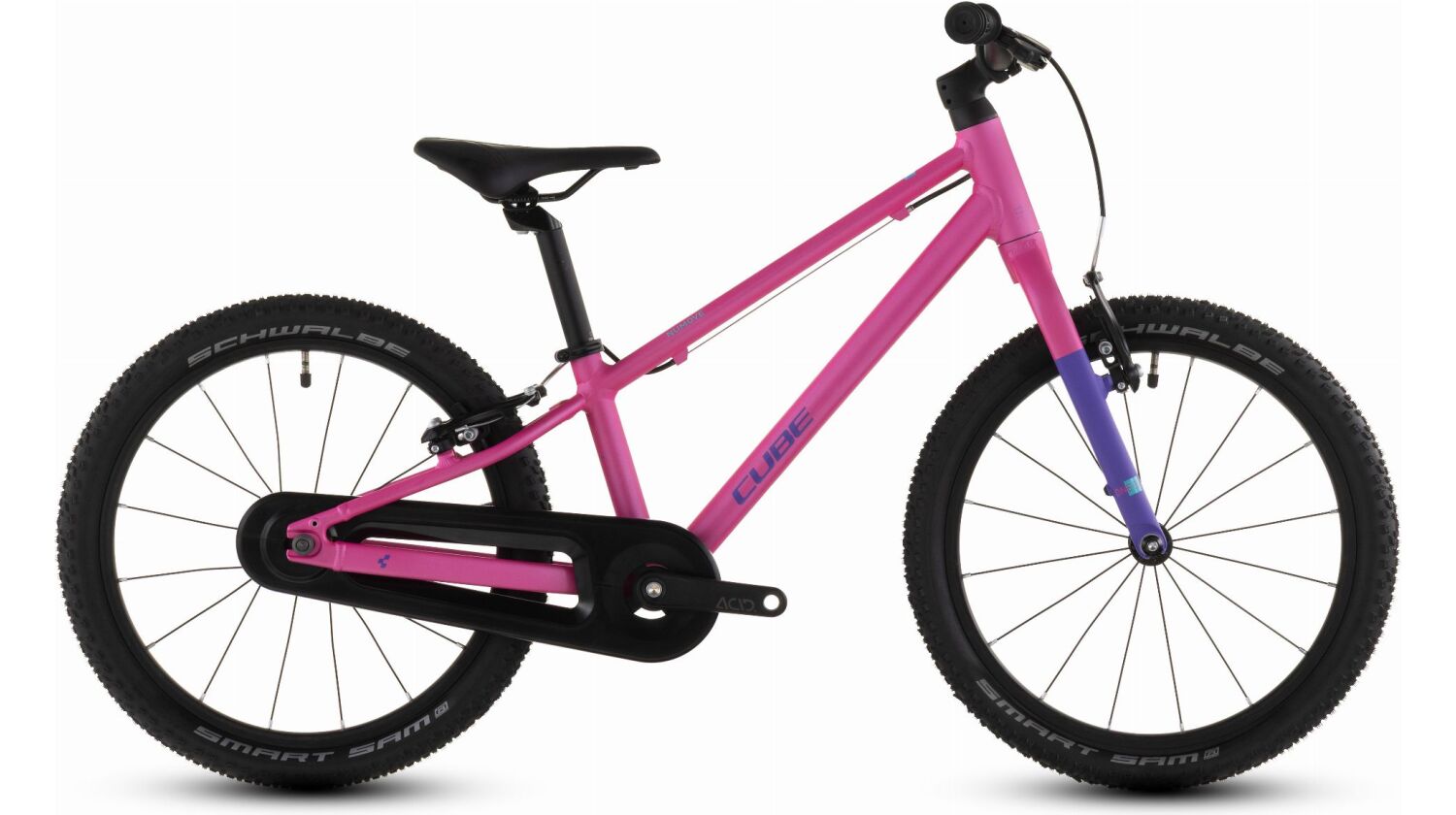 Cube Numove 180 Kinderrad Diamant 18" fucsia´n´plum one size