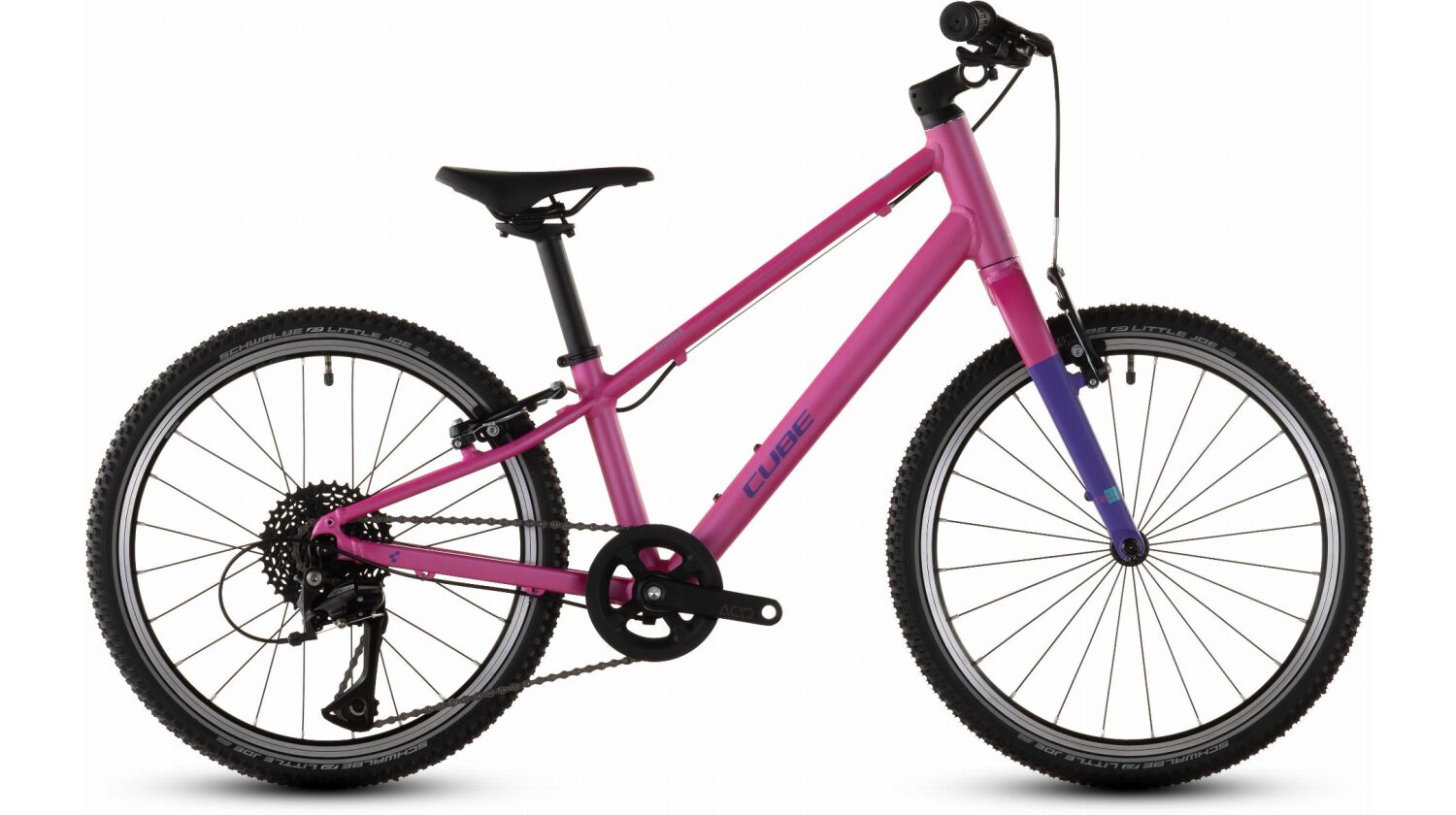 Cube Numove 200 Kinderrad Diamant 20" fucsia´n´plum one size