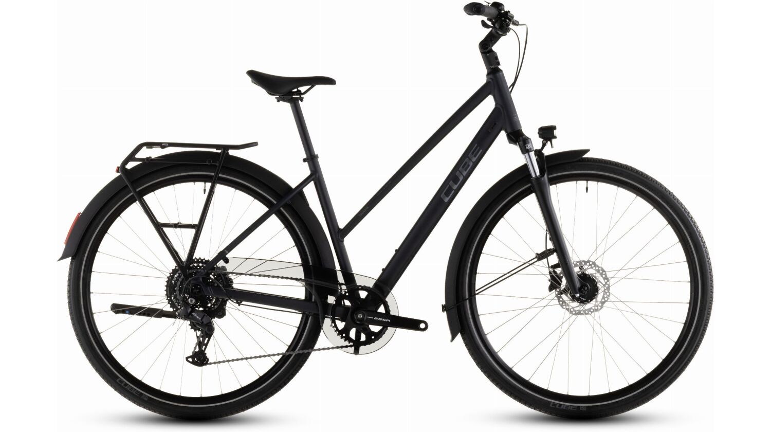 Cube Touring One Trekkingrad Trapeze 28" night´n´chrome