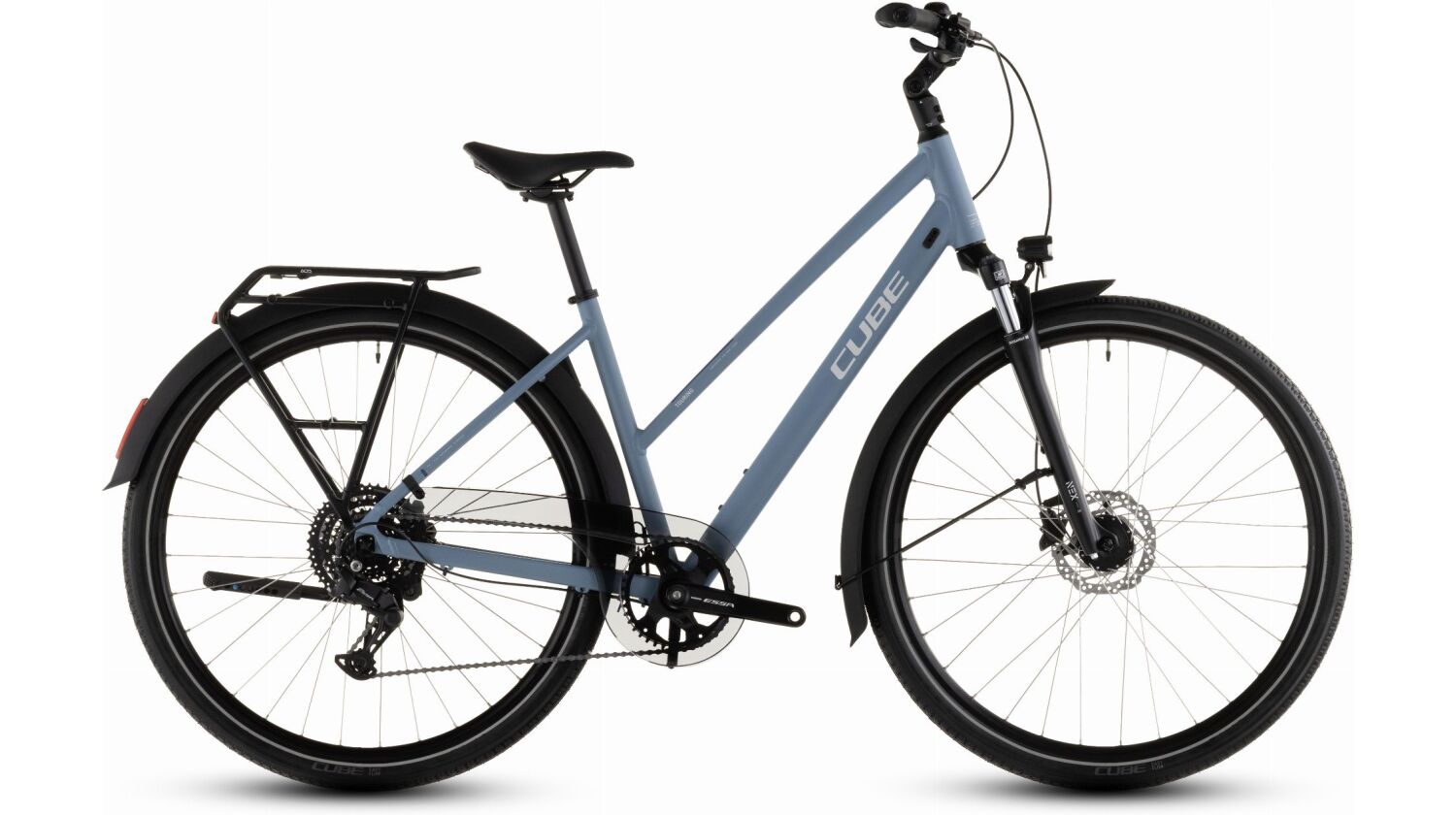 Cube Touring One Trekkingrad Trapeze 28" bluebird´n´grey