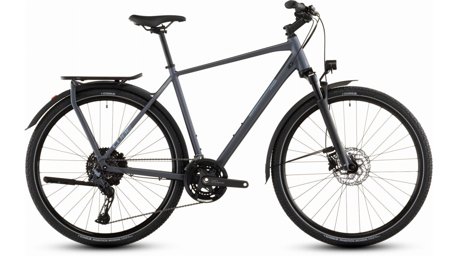 Cube Kathmandu EXC Trekkingrad Diamant 28" metallicgrey´n´chrome