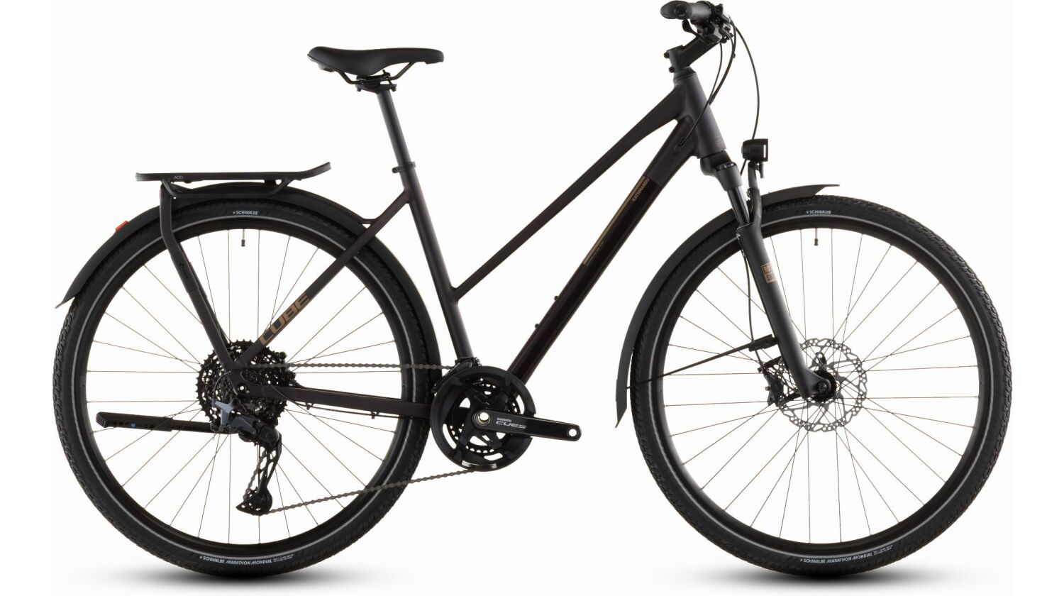 Cube Kathmandu SLX Trekkingrad Trapeze 28" solareclipse´n´gold