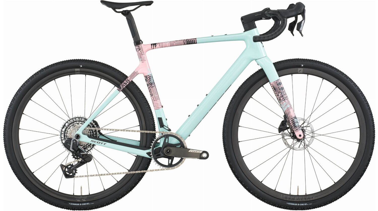 Scott Addict Gravelbike 10 Diamant 28" gelato blue/gelato pink