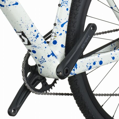 Scott Addict Gravelbike 30 Diamant 28" white/splatter blue