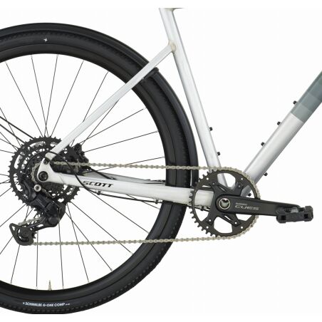 Scott Metrix 30 EQ Fitnessbike Diamant 28" alloy silver/wenge green