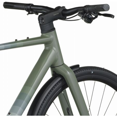 Scott Metrix 30 EQ Fitnessbike Diamant 28" alloy silver/wenge green