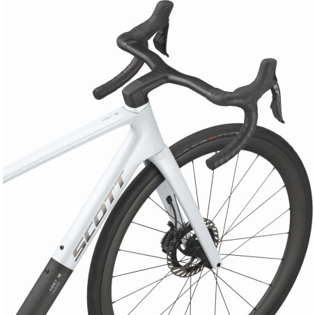 Scott Addict RC Pro Rennrad Diamant 28" cumulus white/carbon black