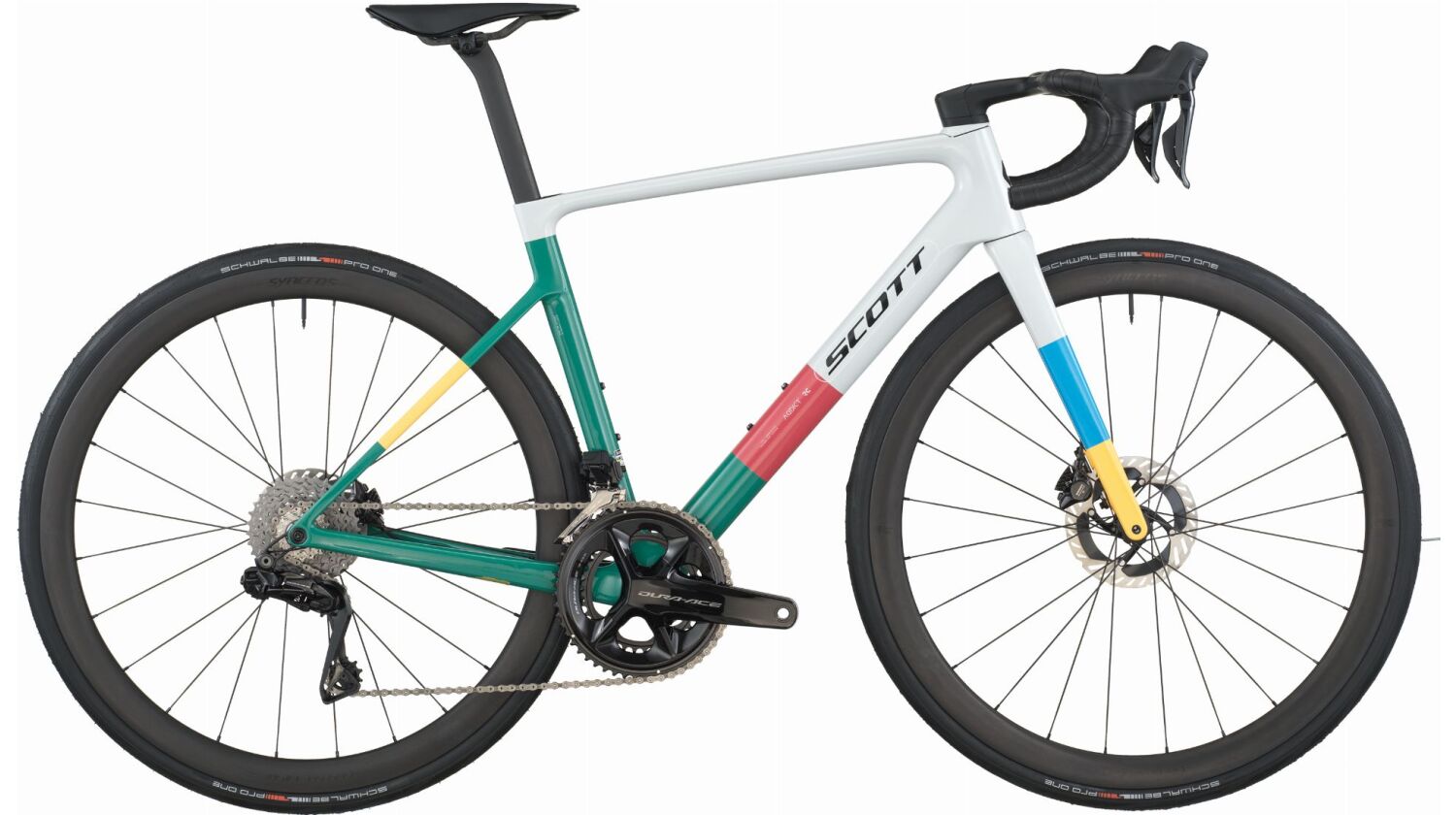 Scott Addict RC Pro Rennrad Diamant 28" beluga grey/seashore green