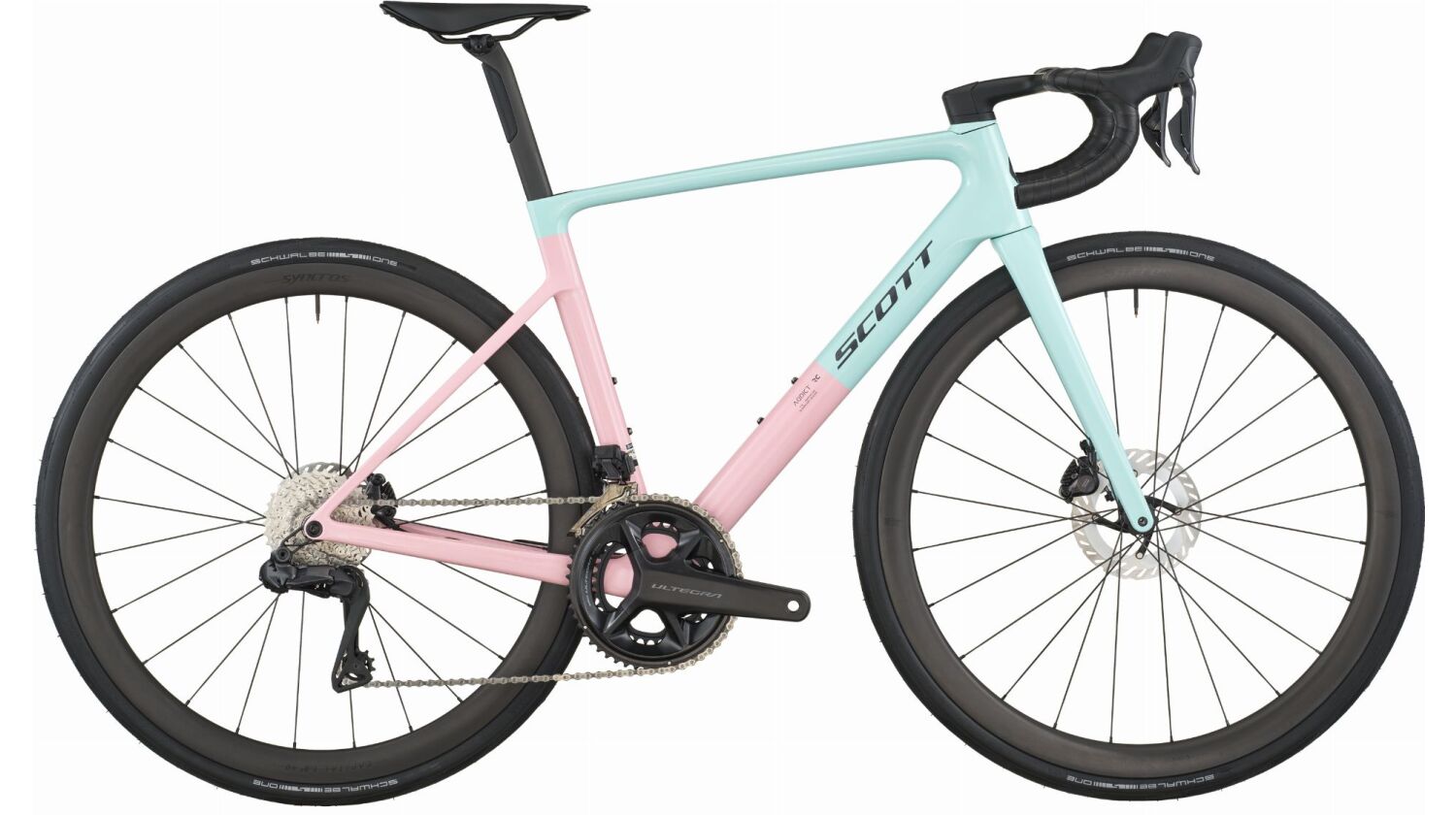 Scott Addict RC 10 Rennrad Diamant 28" gelato blue/gelato pink