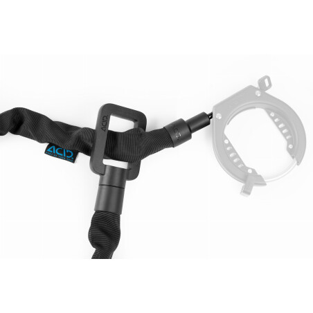 Acid Einsteckkette Solid 100 f&uuml;r Latch 6078 black 1000 mm
