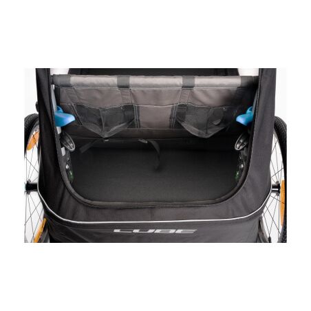Cube Kinder Fahrradanh&auml;nger Double PURE black&acute;n&acute;grey