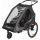 Cube Kinder Fahrradanhänger Double PURE black´n´grey