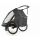 Cube Kinder Fahrradanhänger Double PURE black´n´grey