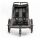 Cube Kinder Fahrradanhänger Double PURE black´n´grey