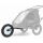 Cube Fat Wheel Jogger Kit für Kinder Fahrradanhänger Double black