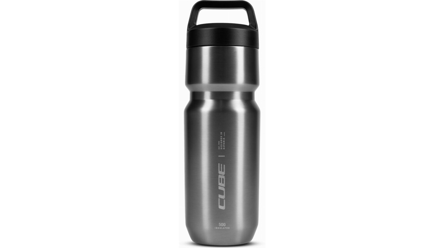 Cube Edelstahlflasche Arc insulated brushed grey 500 ml