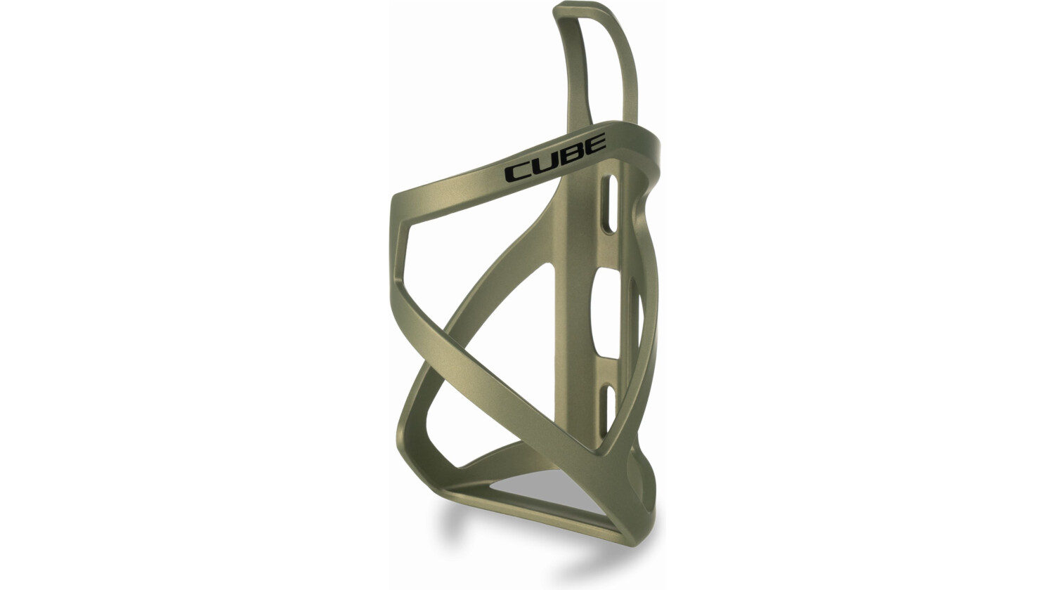 Cube Flaschenhalter HPP Left-Hand Sidecage matt reed green´n´black