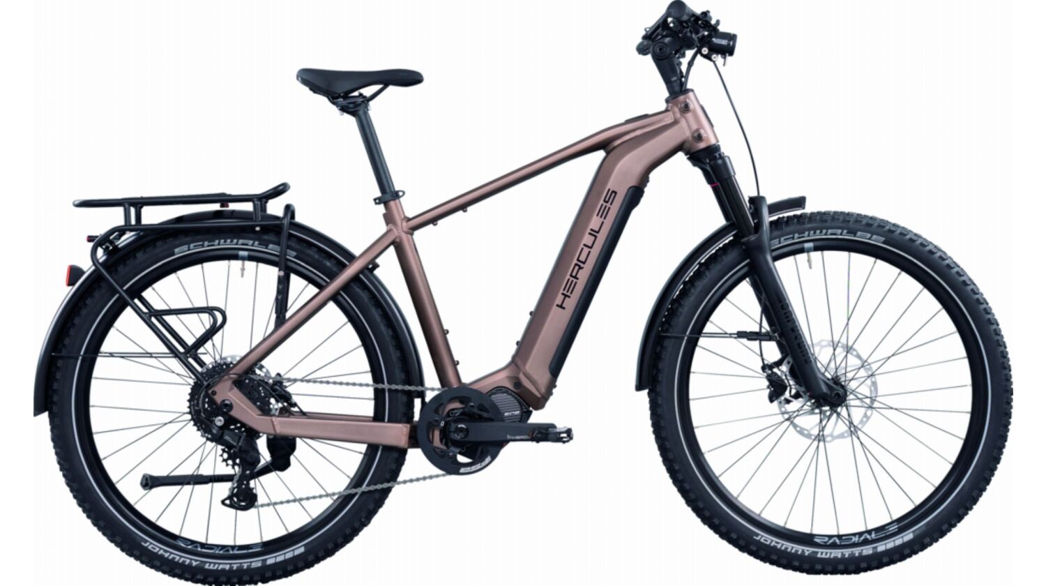 Hercules Nos SUV 2.3 E-Bike Diamant 27,5" brown-matt
