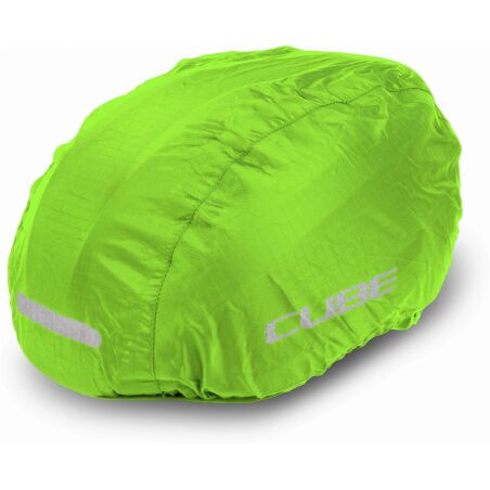 Cube Helm Regenüberzug green