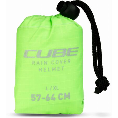 Cube Helm Regenüberzug green