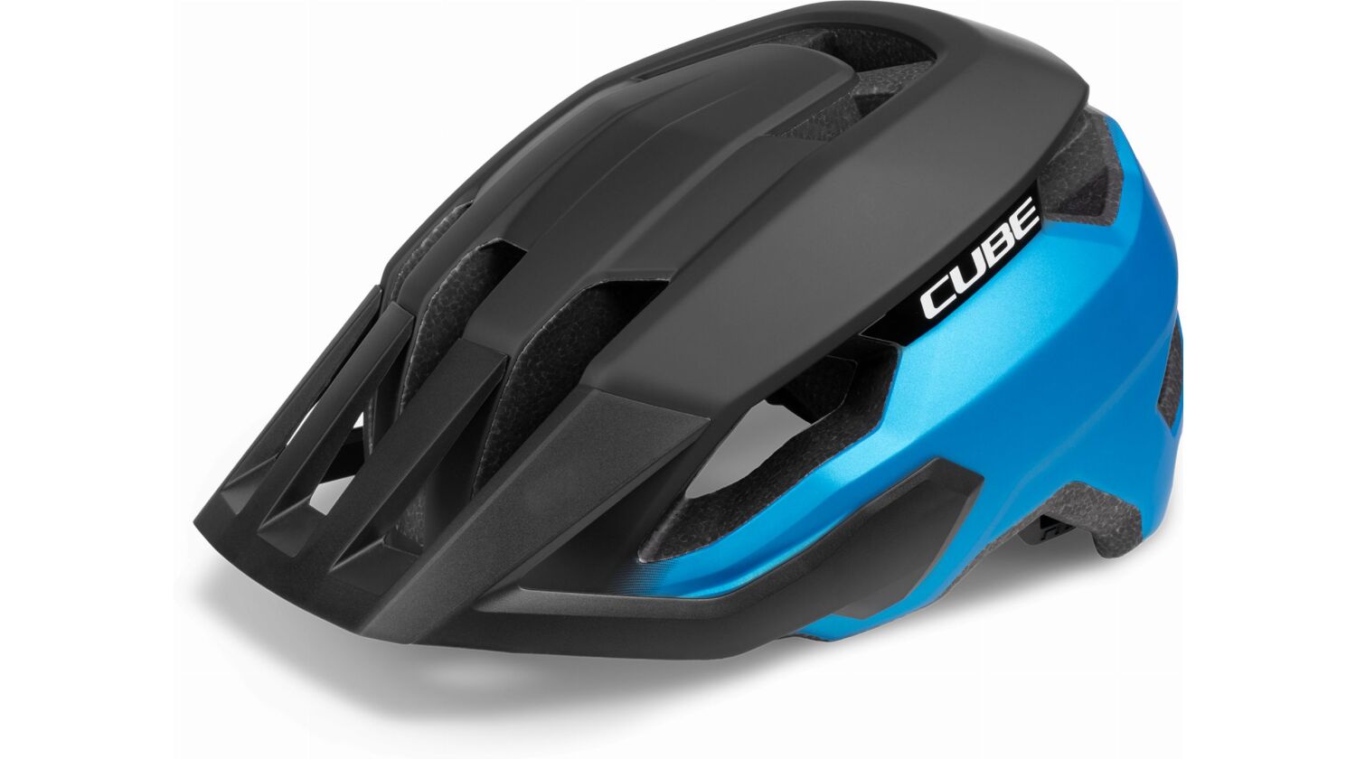 Cube Stray X Actionteam MTB-Helm blue
