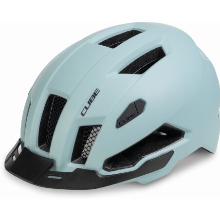 Cube Evoy Hybrid Helm skylight blue