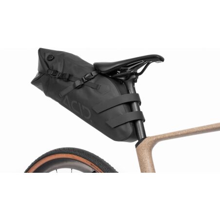 Acid Satteltasche Pack Pure black 10 L