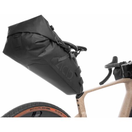 Acid Satteltasche Pack Pure black 10 L