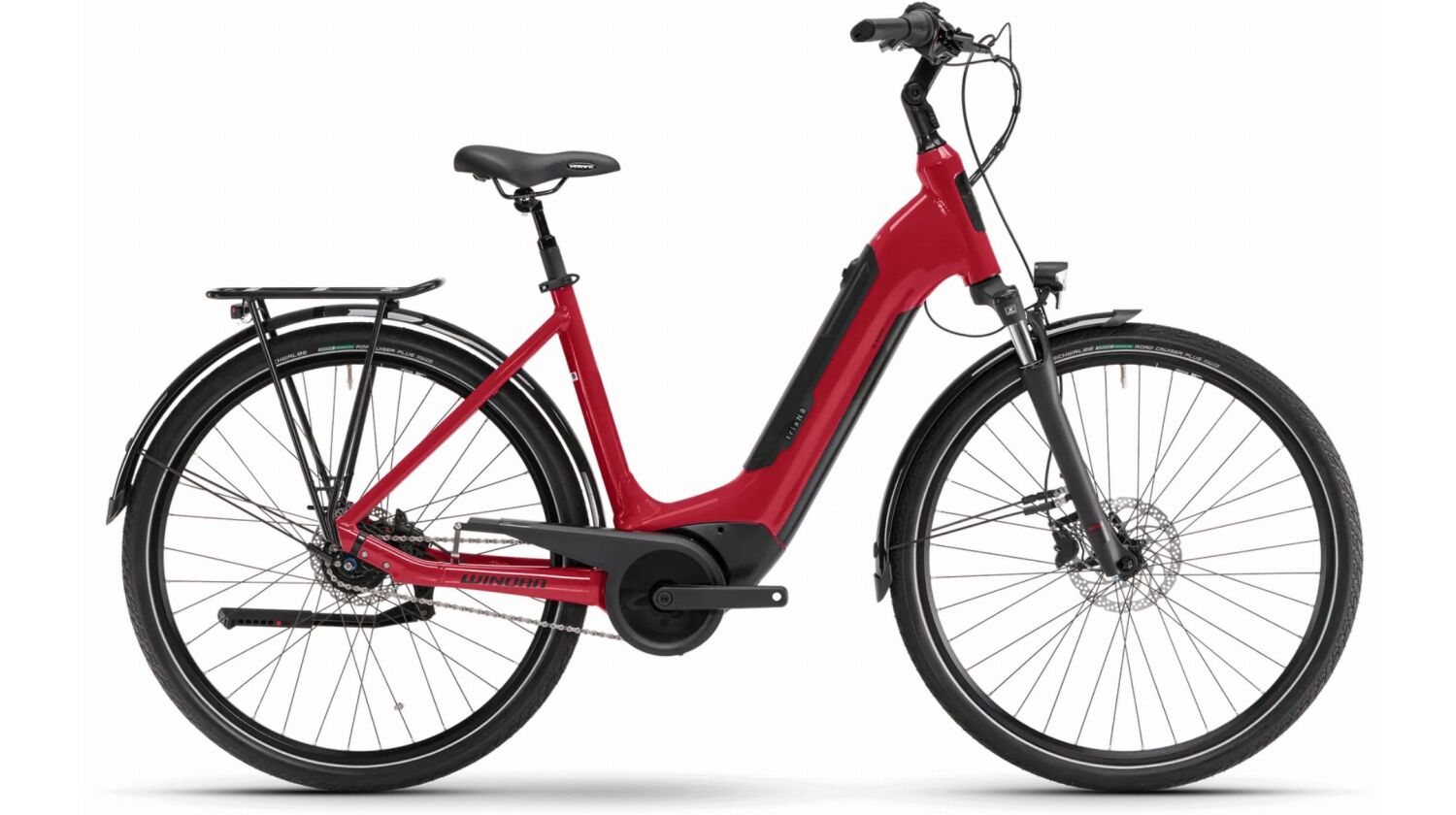 Winora Tria N8 500 Wh E-Bike Wave 28" classic red