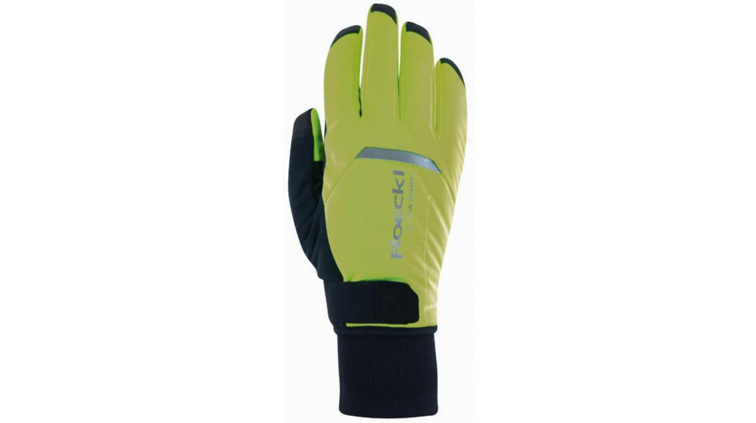 Roeckl Villach 3 Extra Warm Handschuhe lang fluo yellow