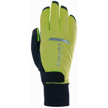 Roeckl Villach 3 Extra Warm Handschuhe lang fluo yellow