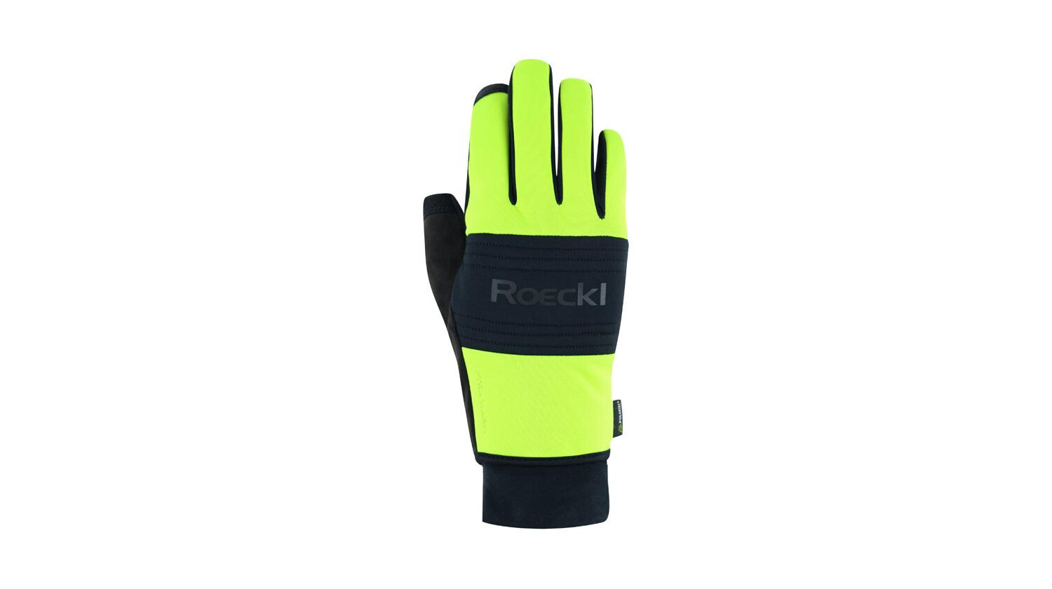 Roeckl Vinadi Extra Warm Handschuhe lang fluo yellow/black