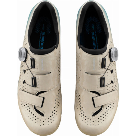 Shimano RX600 Gravel-Schuhe SPD beige