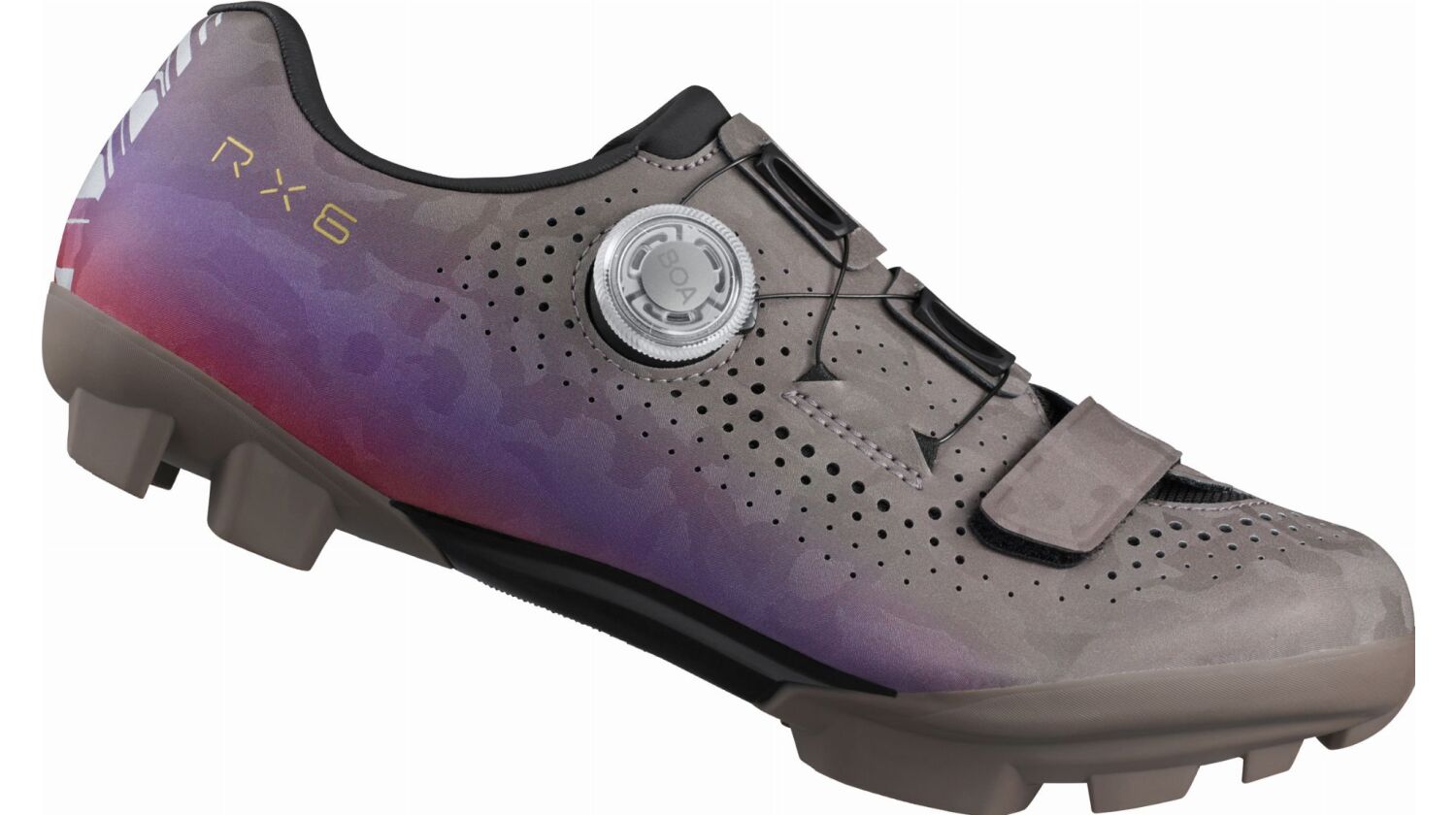 Shimano RX600W Women Gravel-Schuhe SPD spezieller Damenleisten purple
