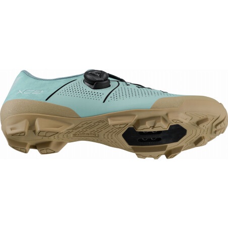 Shimano XC302W Women MTB-Schuhe SPD spezieller Damenleisten surf blue