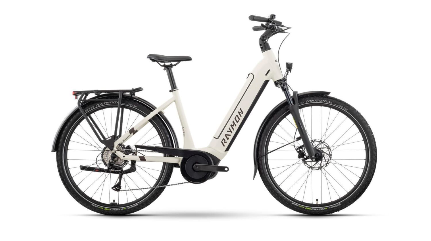 Raymon Metmo base 600 Wh E-Bike Wave 27,5" cotton/taupe